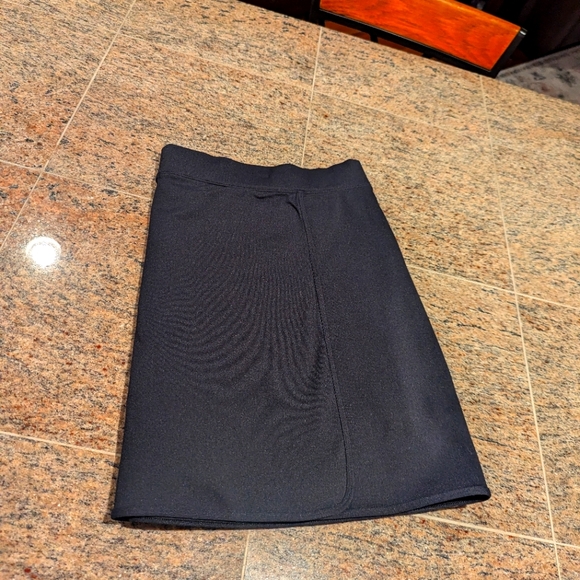 Lands End Plus Size Black Performanc Knit Skirt.  Size 2X EUC - Picture 8 of 9